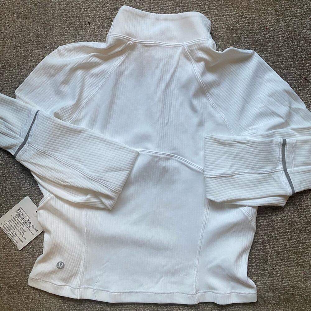 NWT Lululemon It's Rulu Ribbed Cropped Half Zip - Picture 8 of 8